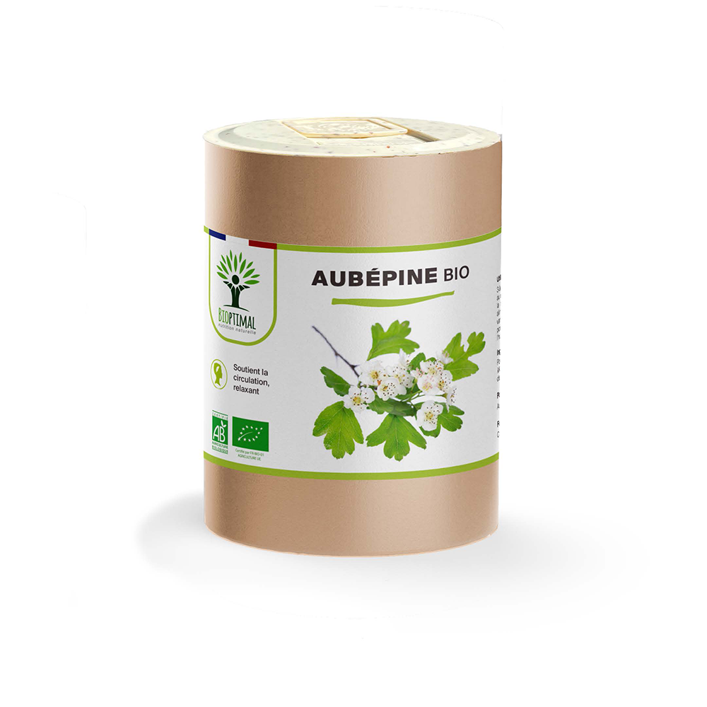 Aubépine bio gélules - Bioptimal Bioptimal Complément alimentaire infusion.organic