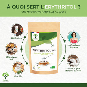 Erythritol bio poudre - Bioptimal Bioptimal Superaliment infusion.organic