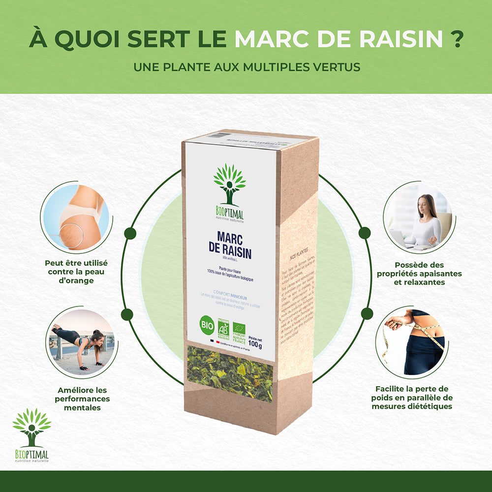 Marc de raisin bio - Bioptimal Bioptimal Infusion infusion.organic