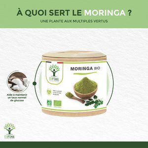 Moringa bio gélules - Bioptimal Bioptimal Complément alimentaire infusion.organic