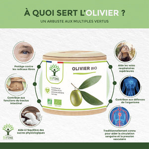 Olivier bio gélules - Bioptimal Bioptimal Complément alimentaire infusion.organic