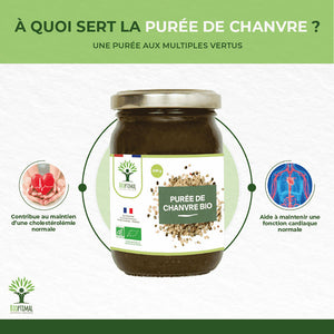 Purée de graines de chanvre bio - Bioptimal Bioptimal Superaliment infusion.organic