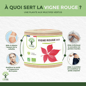 Vigne rouge bio gélules - Bioptimal Bioptimal Complément alimentaire infusion.organic