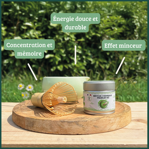 Matcha bio cérémonie poudre - Bioptimal Bioptimal Superaliment infusion.organic