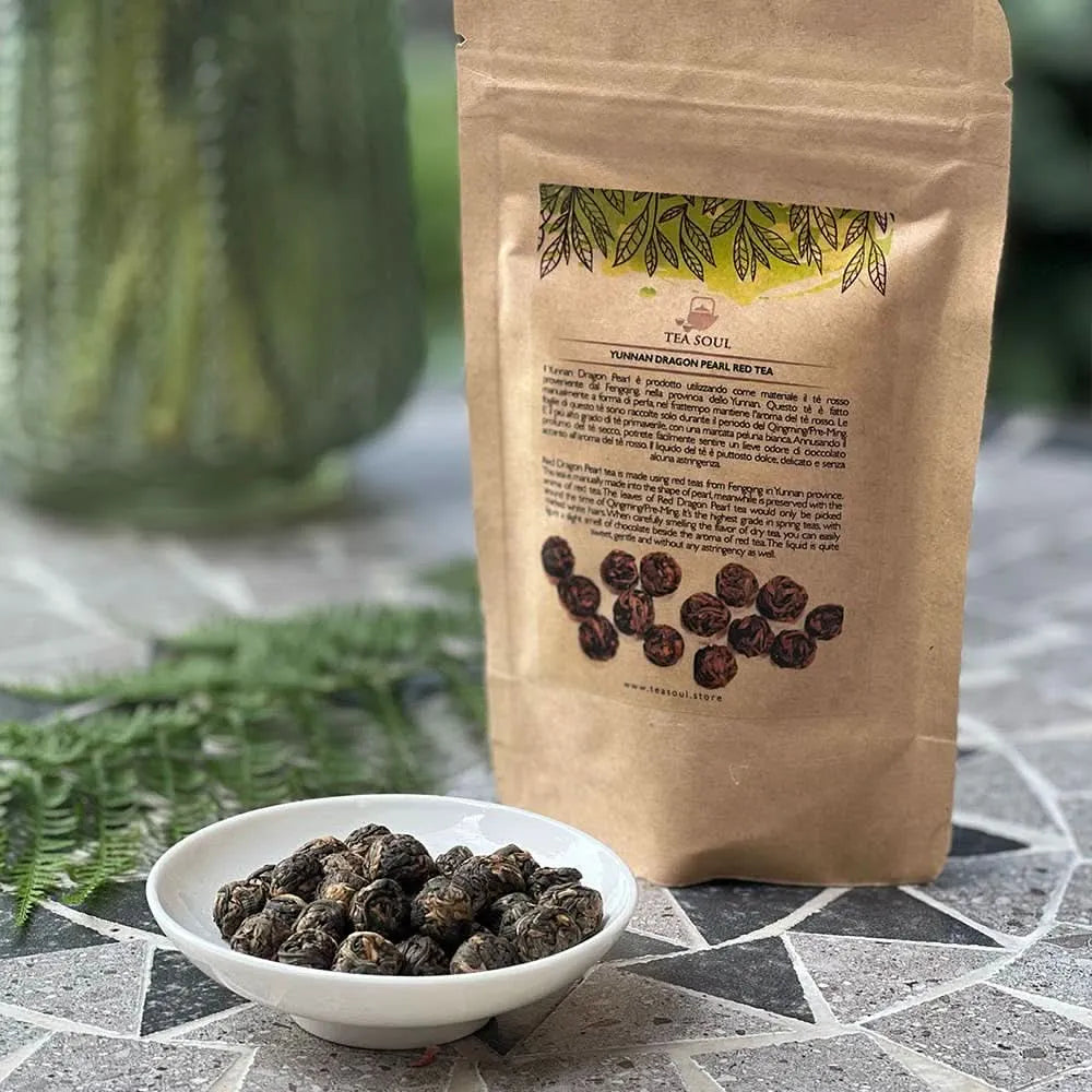 Yunnan Dragon Pearl Red (Black) Tea - 250 g - Blooming tea - Black Tea - infusion.organic