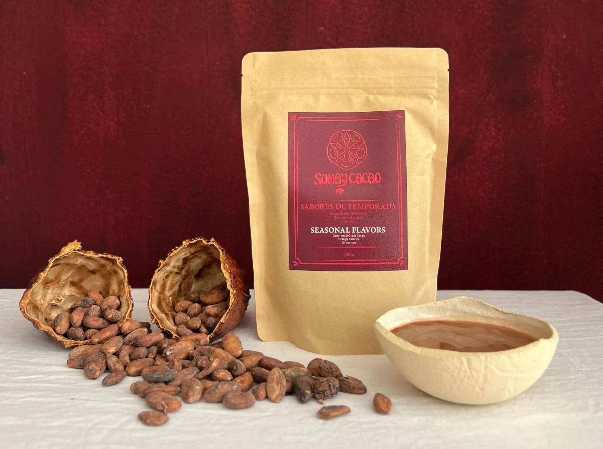 Premium Cocoa Paste - Seasonal Flavors, Christmas 400 g. - Cacao - Cacao - infusion.organic