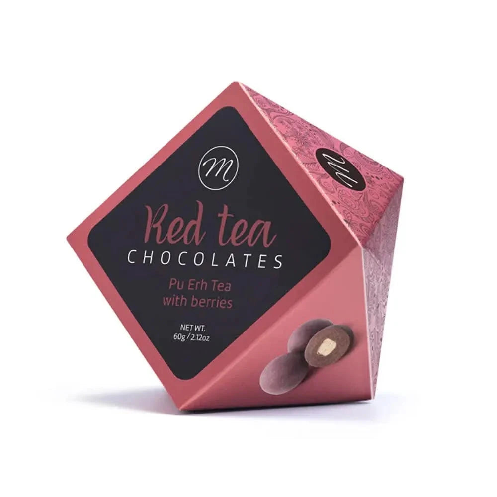 Chocolate with Puer Tea and Berries 60g - Chocolate - Chocolate - infusion.organic