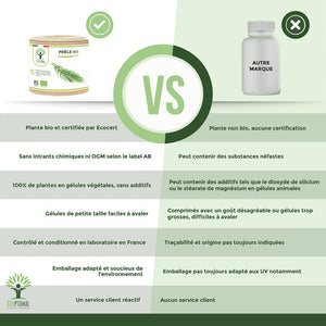 Prêle bio gélules - Bioptimal Bioptimal Complément alimentaire infusion.organic