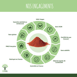 Levure de riz rouge bio gélules - Bioptimal Bioptimal Complément alimentaire infusion.organic