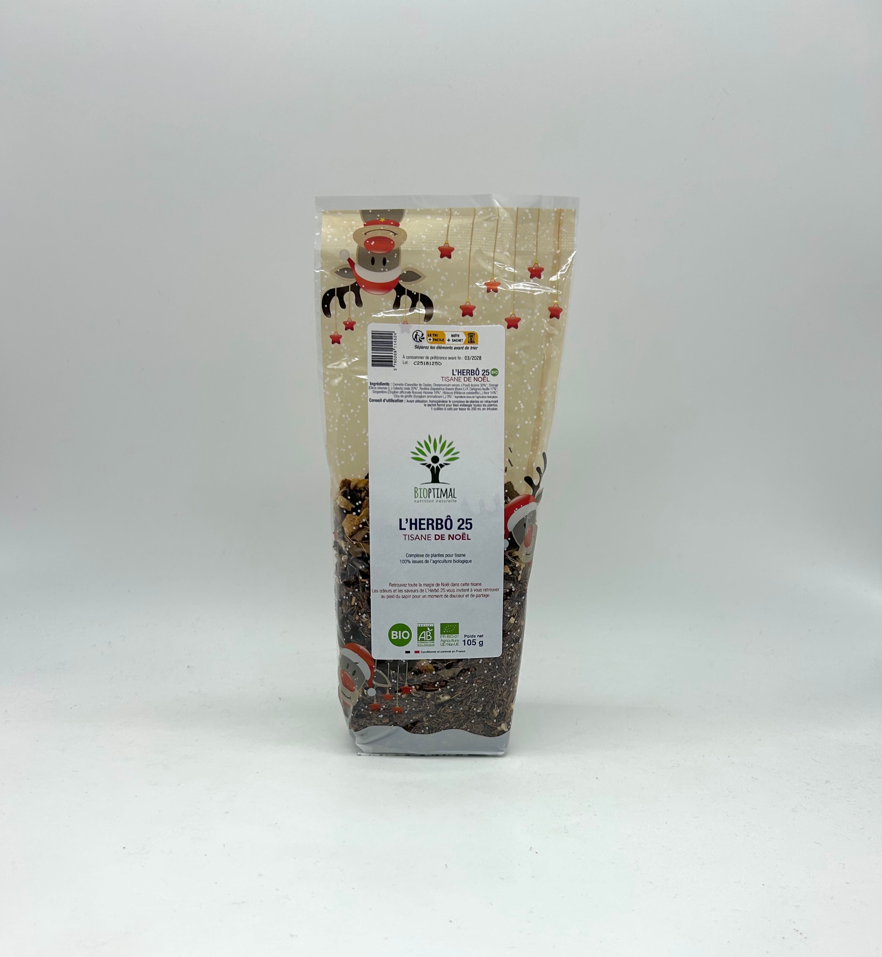 L'herbô 25 Tisane de Noël - Bioptimal Bioptimal Infusion infusion.organic