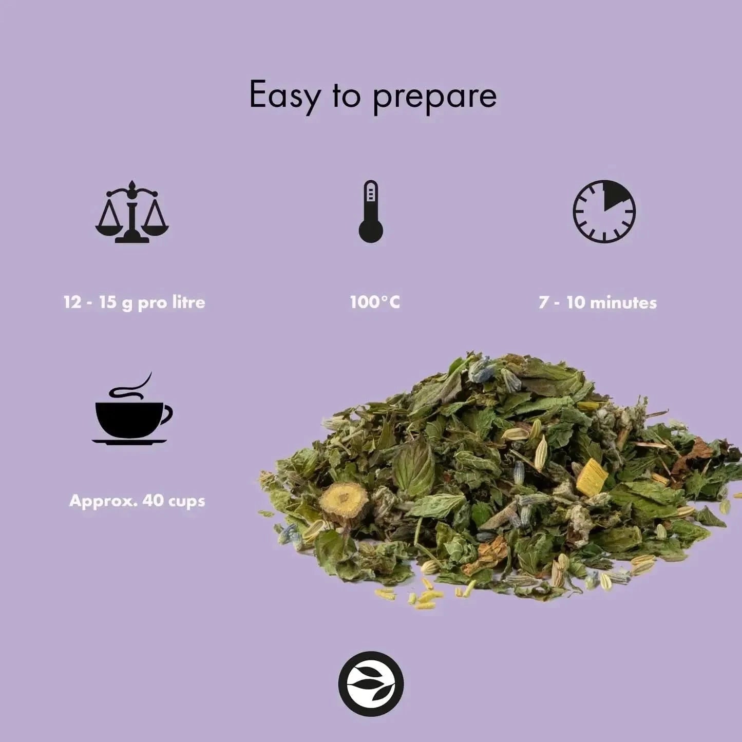 Calm Down ORGANIC - Herbal tea - Branded - infusion.organic