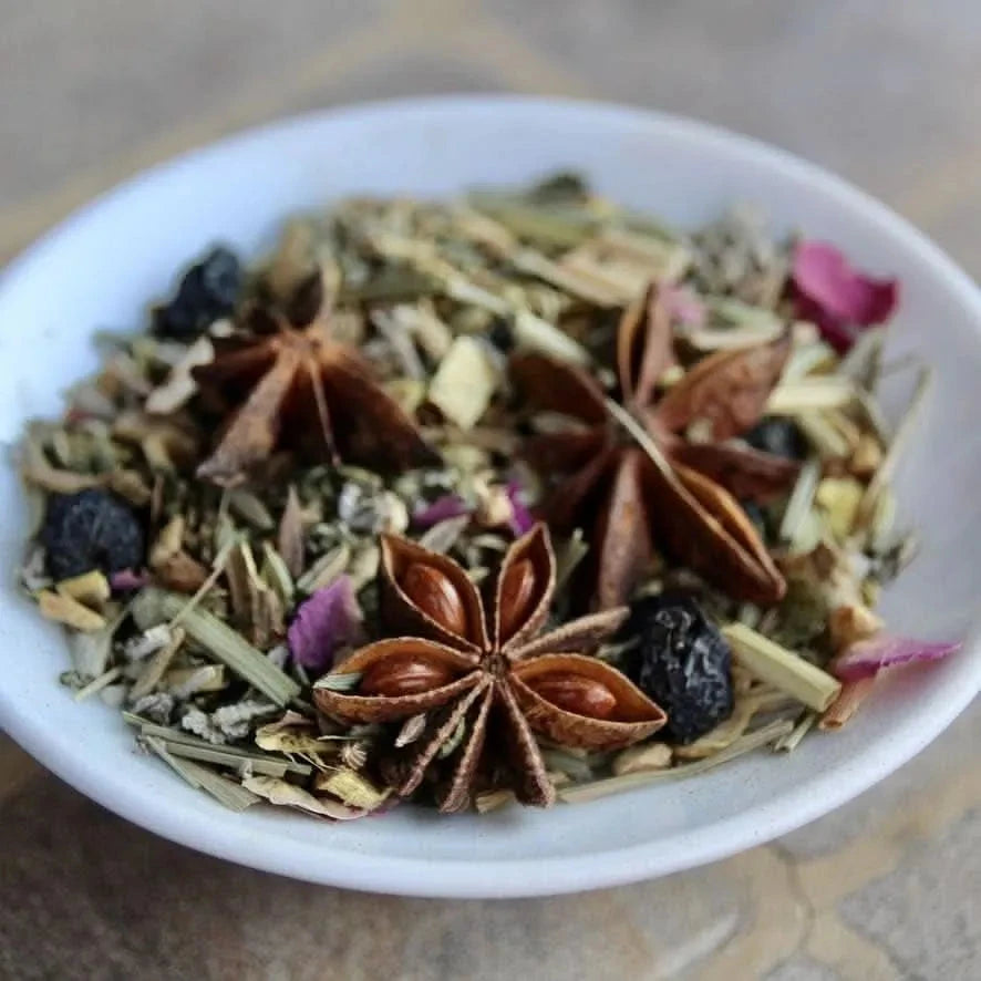 Ginger and Aronia Infusion 50g - Herbal tea - Herbal tea - infusion.organic