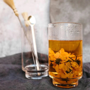 Jerusalem Artichoke Flower Tea -certified organic herbal te-Plūkt-infusion.organic