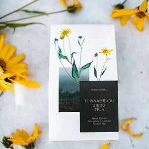 Jerusalem Artichoke Flower Tea -certified organic herbal te-Plūkt-infusion.organic