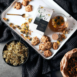 Jerusalem Artichoke Flower Tea -certified organic herbal te-Plūkt-infusion.organic