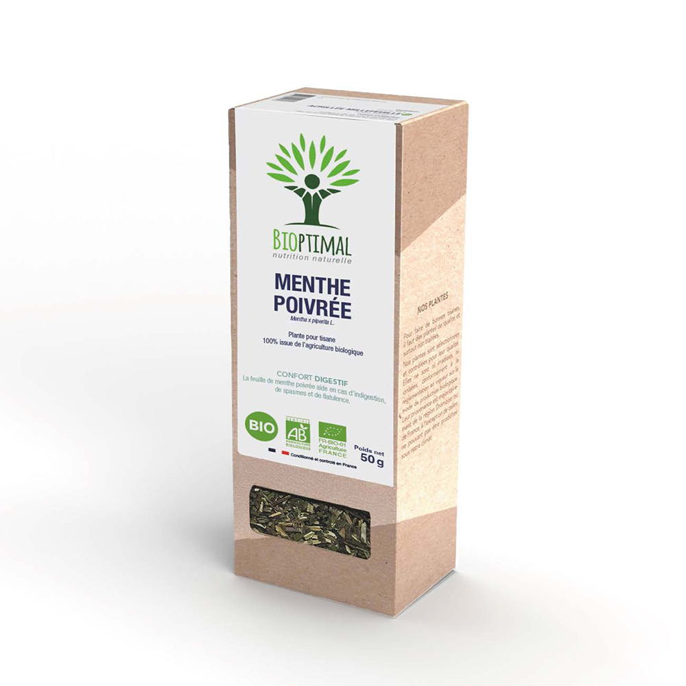 Menthe poivrée bio - Bioptimal Bioptimal Infusion infusion.organic
