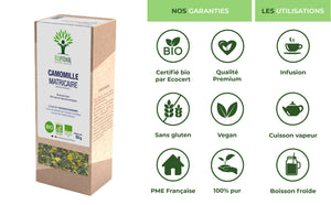 Camomille matricaire bio - Bioptimal Bioptimal Infusion infusion.organic