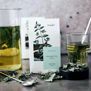 Peppermint Tea - whole loose leaves, Nordic mint-Plūkt-infusion.organic
