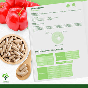 Acérola bio Gélules - Bioptimal Bioptimal Complément alimentaire infusion.organic