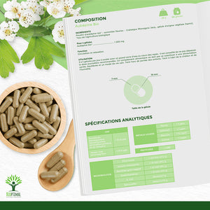 Aubépine bio gélules - Bioptimal Bioptimal Complément alimentaire infusion.organic