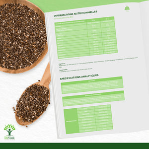Graines de chia bio - Bioptimal Bioptimal Superaliment infusion.organic