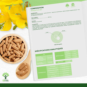 Millepertuis bio gélules - Bioptimal Bioptimal Complément alimentaire infusion.organic