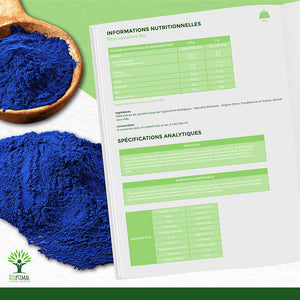 Phycocyanine bio poudre - Bioptimal Bioptimal Superaliment infusion.organic