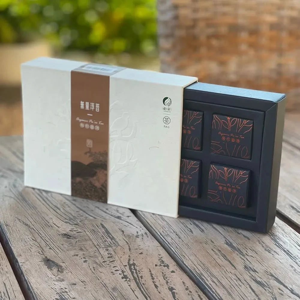 Puer Tea Bio Shu (cooked) Mini Wu Liang Origin 2021 120 g - Pu-Erh-tea - Black Tea, Pu-Erh-tea - infusion.organic