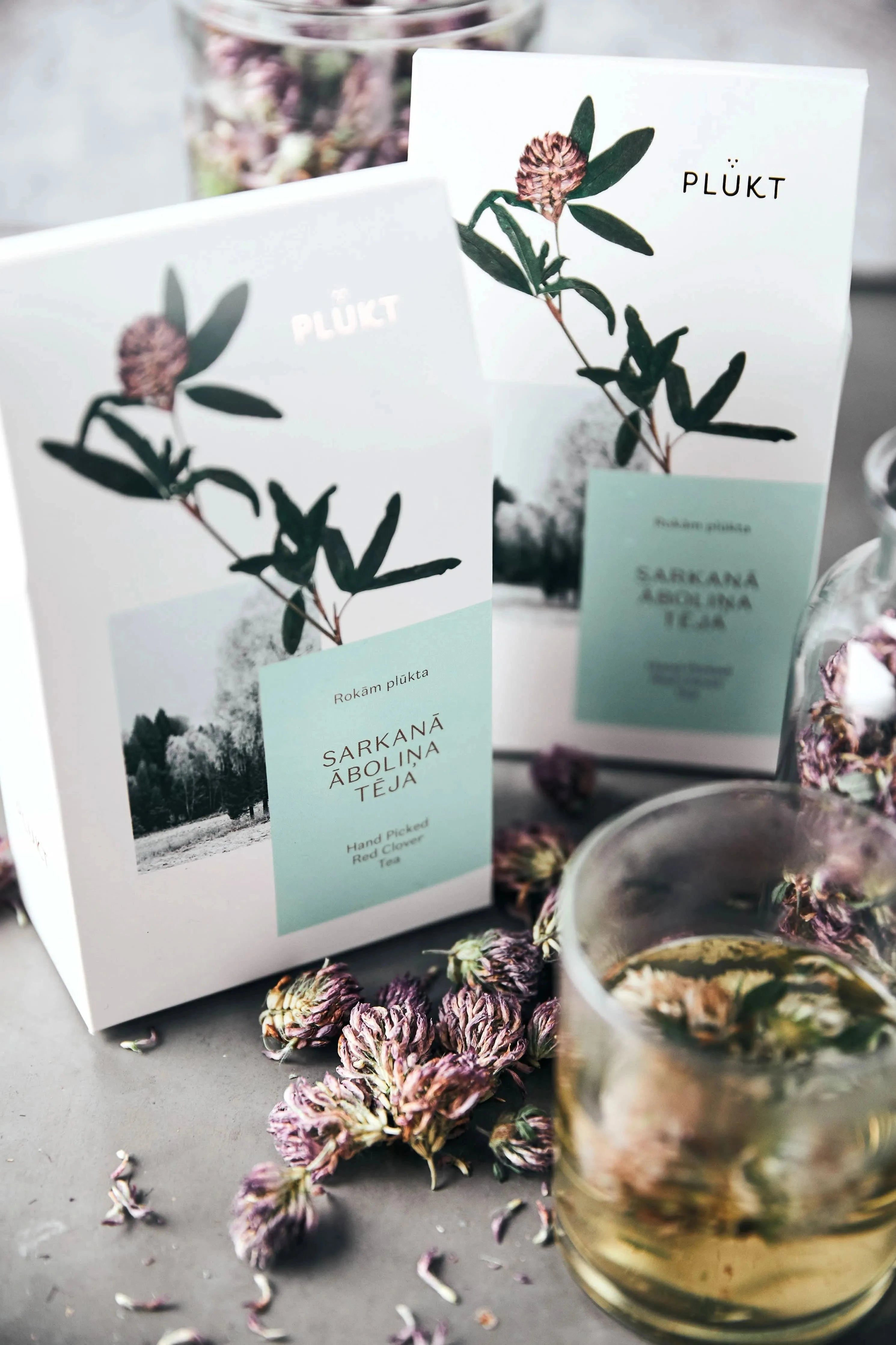 Red Clover Tea -loose tea,wellness tea,organic herbal tea-Plūkt-infusion.organic
