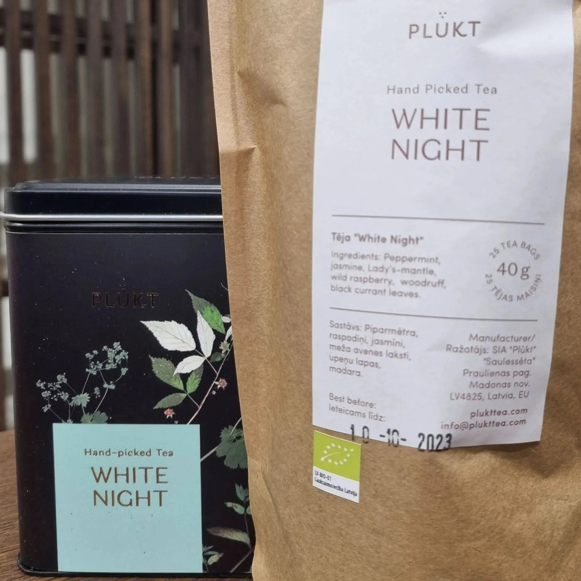 REFILL tea package WHITE NIGHT tea 25 bags, herbal organic-Plūkt-infusion.organic