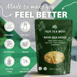 RAW SEA MOSS - Sea Moss - Minerals, Sea Moss, Supplement - infusion.organic