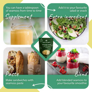 CRAFTED RAW SEA MOSS - Sea Moss - Minerals, Sea Moss, Supplement - infusion.organic