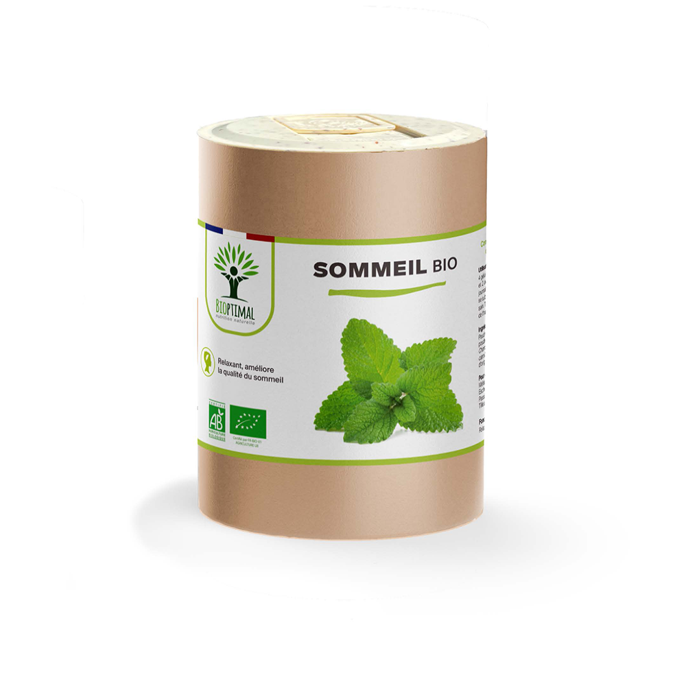 Sommeil bio gélules - Bioptimal Bioptimal Complément alimentaire infusion.organic
