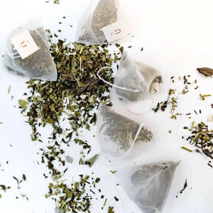 Tea Blend White Night - calming evening herbal , relaxing-Plūkt-infusion.organic