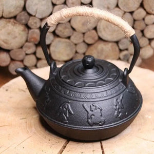Black cast iron teapot 500 ml - Teapot - Teapot - infusion.organic