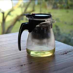 Glass mug with press filter 500ml - Teapot - Teapot - infusion.organic