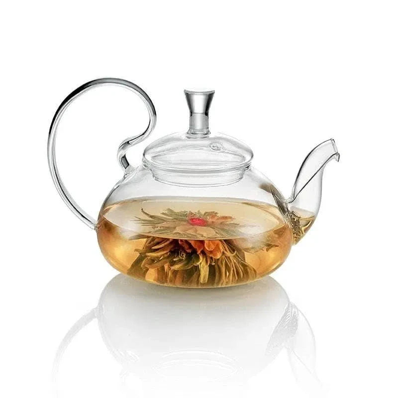 Glass teapot with steel filter 500ml - Teapot - Teapot - infusion.organic