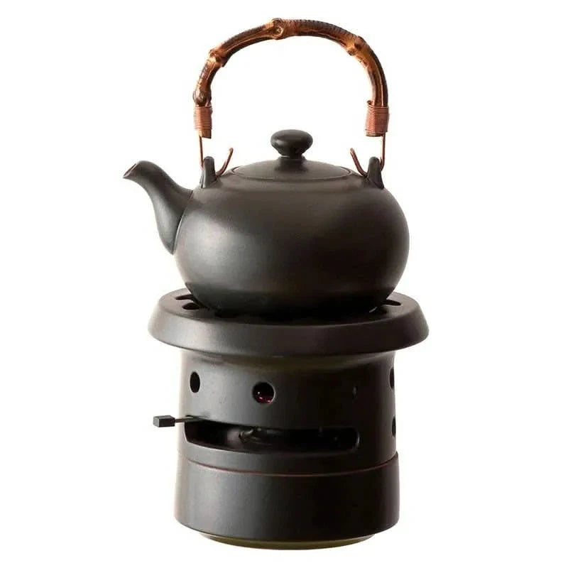 Lin's Ceramic Studio black stove kettle set - Teapot - set, Teapot - infusion.organic