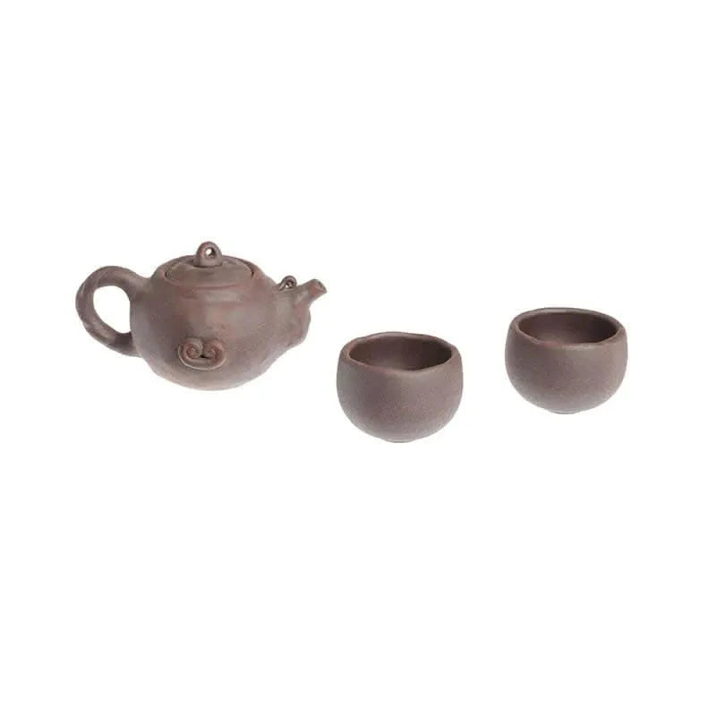 Set in Crete Purion Lin's Ceramics Studio 3 pcs - Teapot, Set - Accessories, Teapot - infusion.organic
