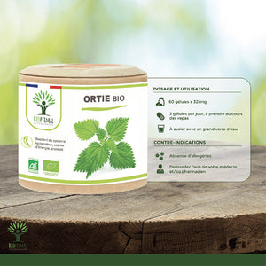 Ortie bio gélules - Bioptimal Bioptimal Complément alimentaire infusion.organic