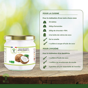 Huile de coco extra vierge bio - Bioptimal Bioptimal Superaliment infusion.organic