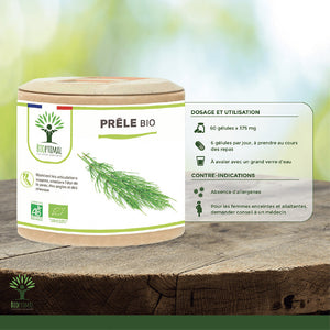 Prêle bio gélules - Bioptimal Bioptimal Complément alimentaire infusion.organic