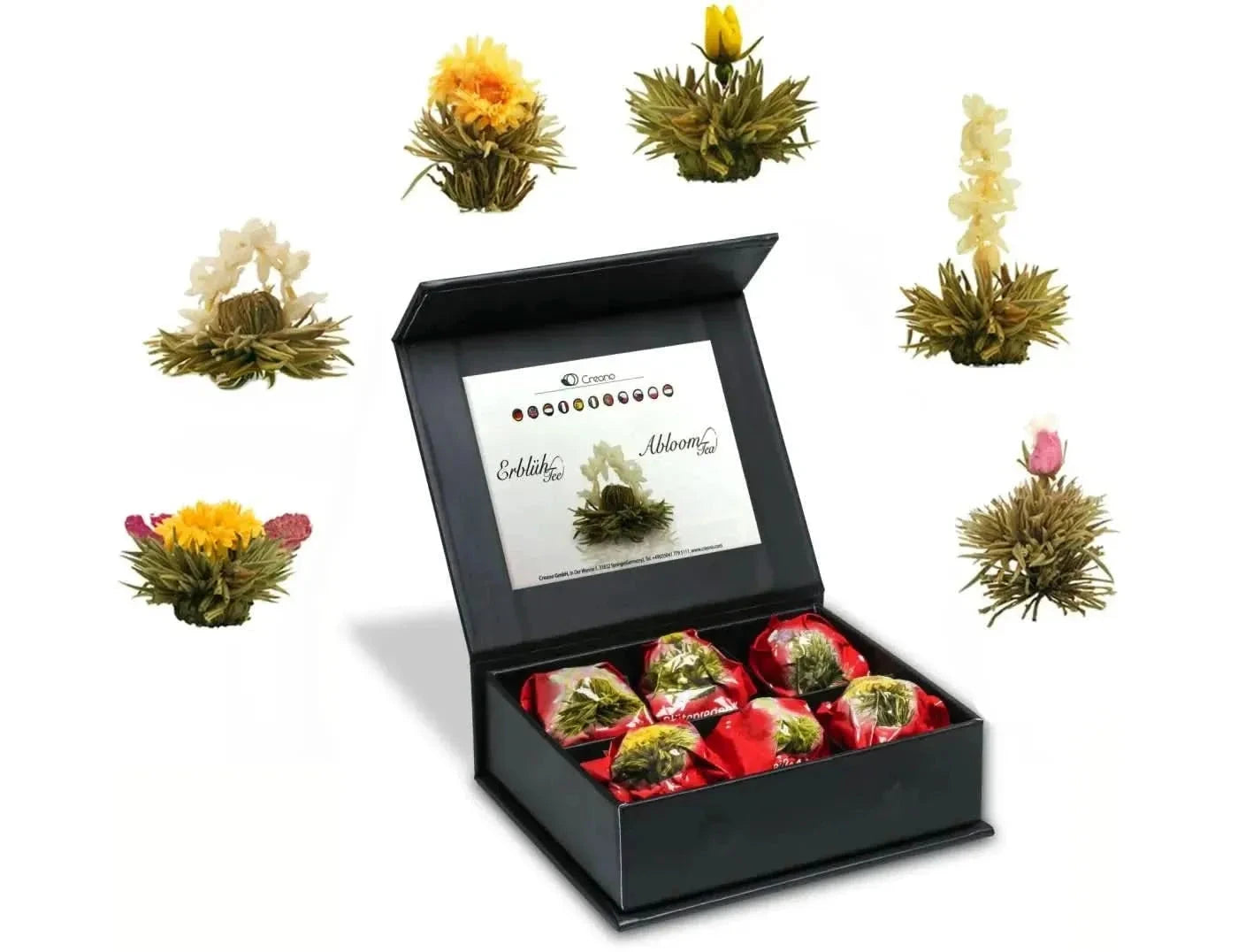 Tea flower mix - 6 blossoming tea - Blooming Tea - Blooming Tea, White Tea - infusion.organic