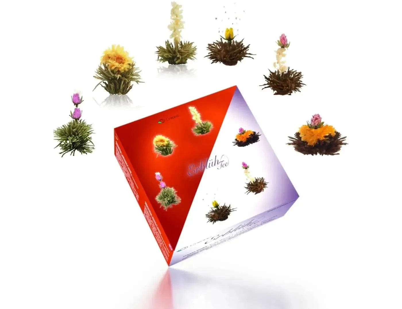 Tea Flower Mix, Blooming Tea - Gift Box - Blooming Tea - Blooming Tea, White Tea - infusion.organic