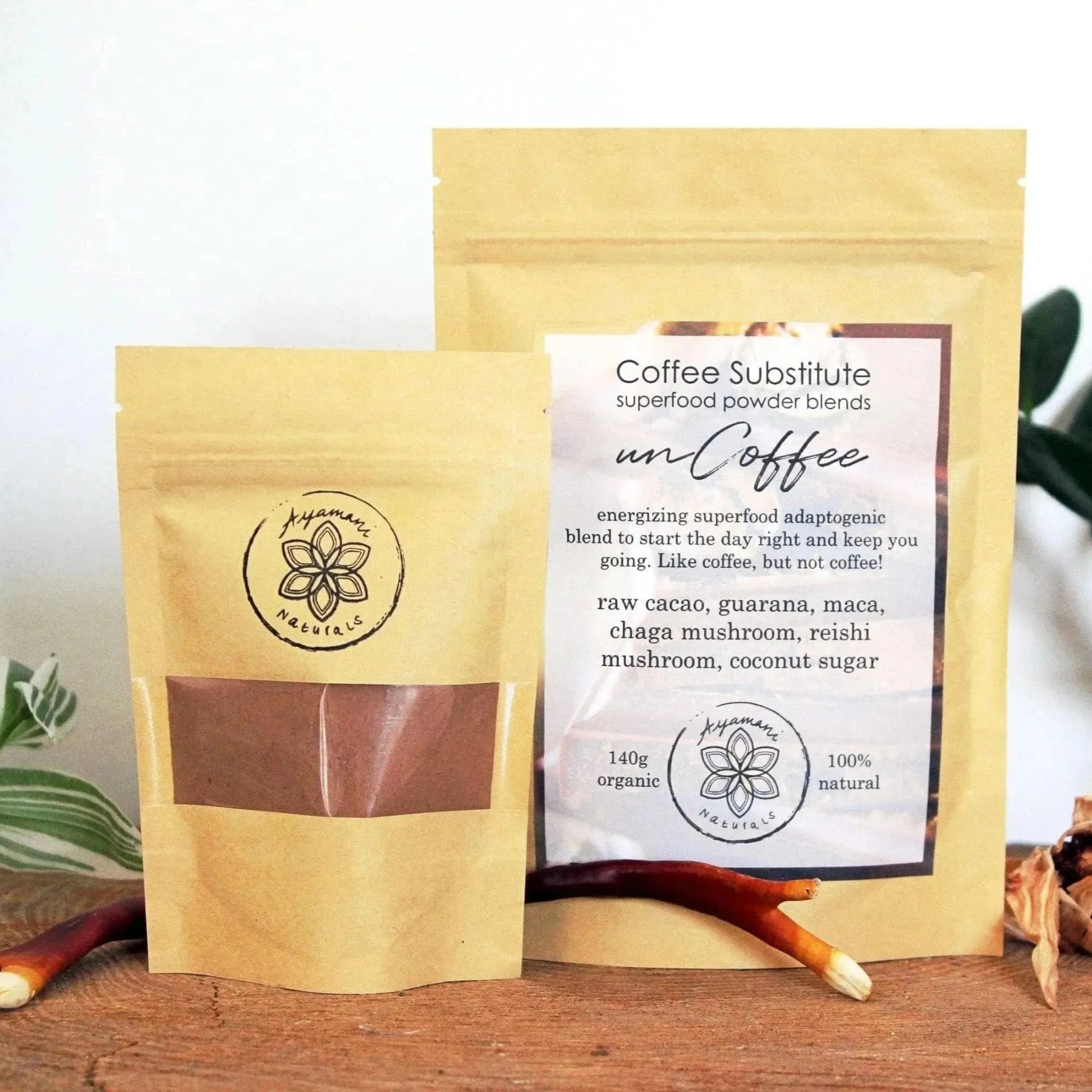 Uncoffee Adaptogenic Cacao with Guarana & Mushrooms - Adaptogens, Magical Tea - infusion.organic