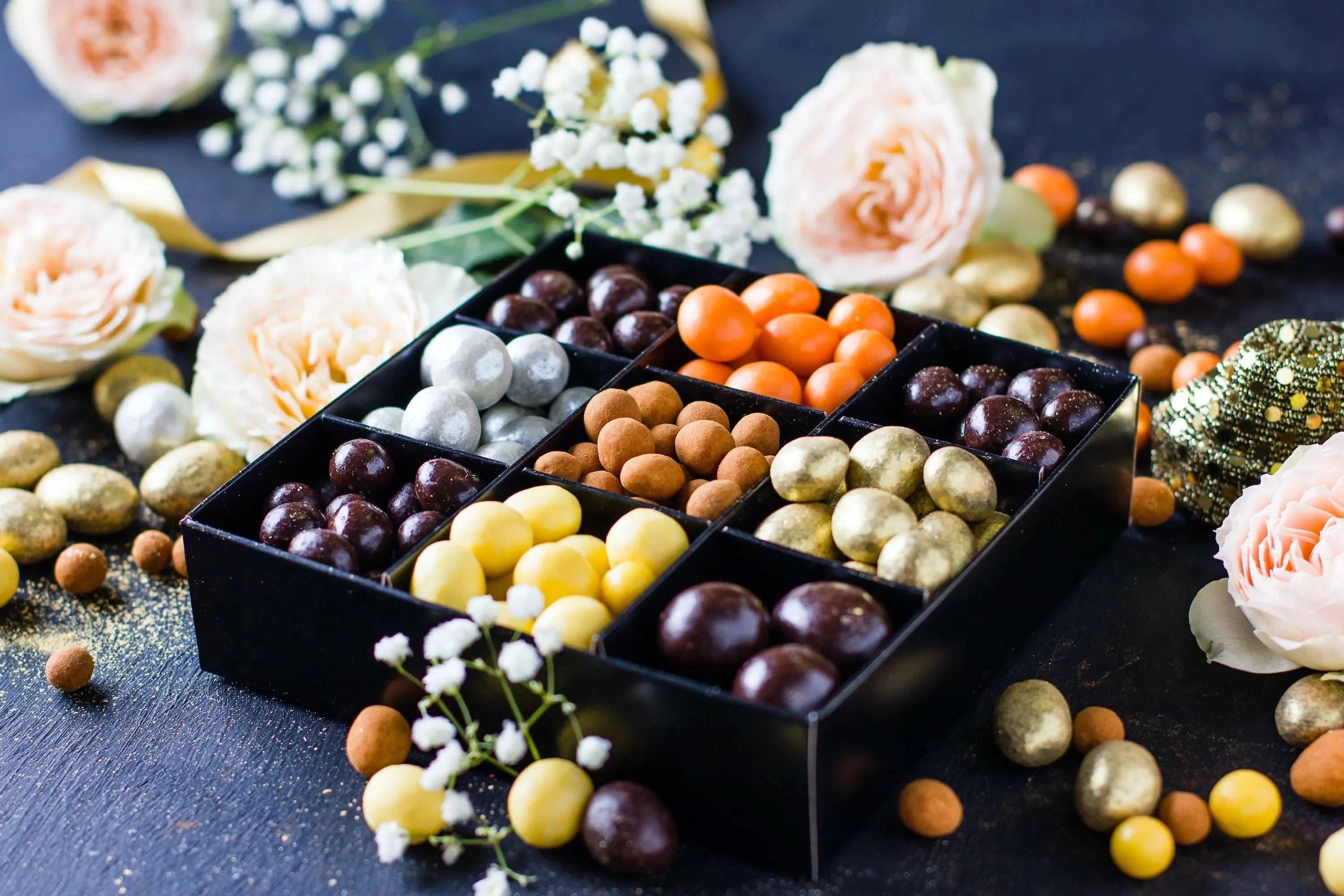 Box Of 9 Dragee Flavors - Chocolate - Chocolate - infusion.organic