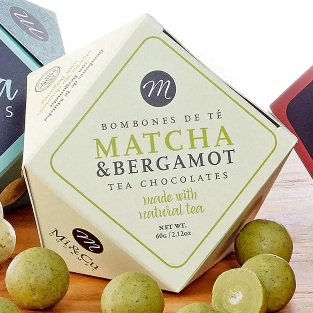 Matcha Tea and Bergamot Bonbons - Chocolate - Chocolate, Matcha - infusion.organic