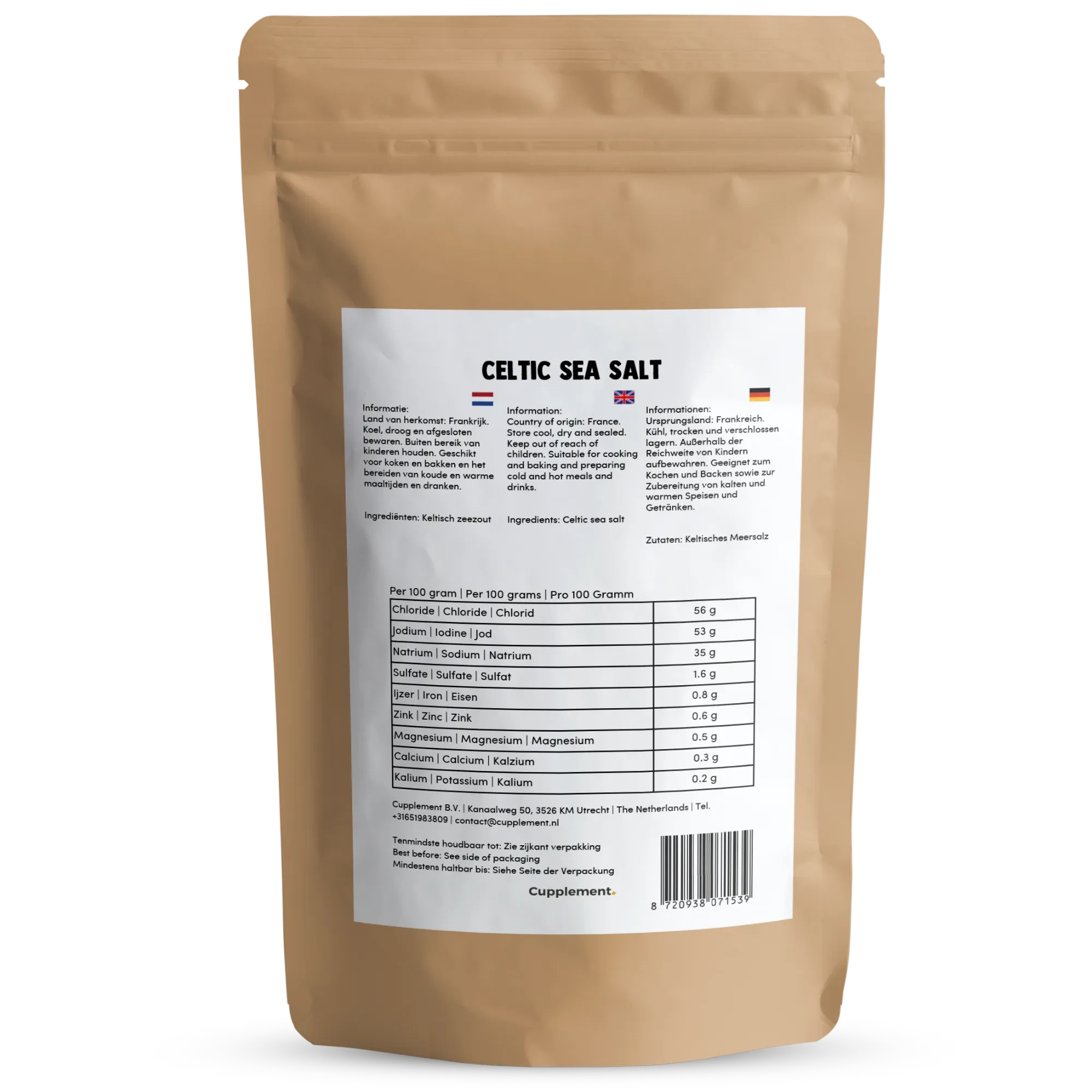 Celtic Sea Salt- 1 KG Moist - Minerals - Minerals - infusion.organic