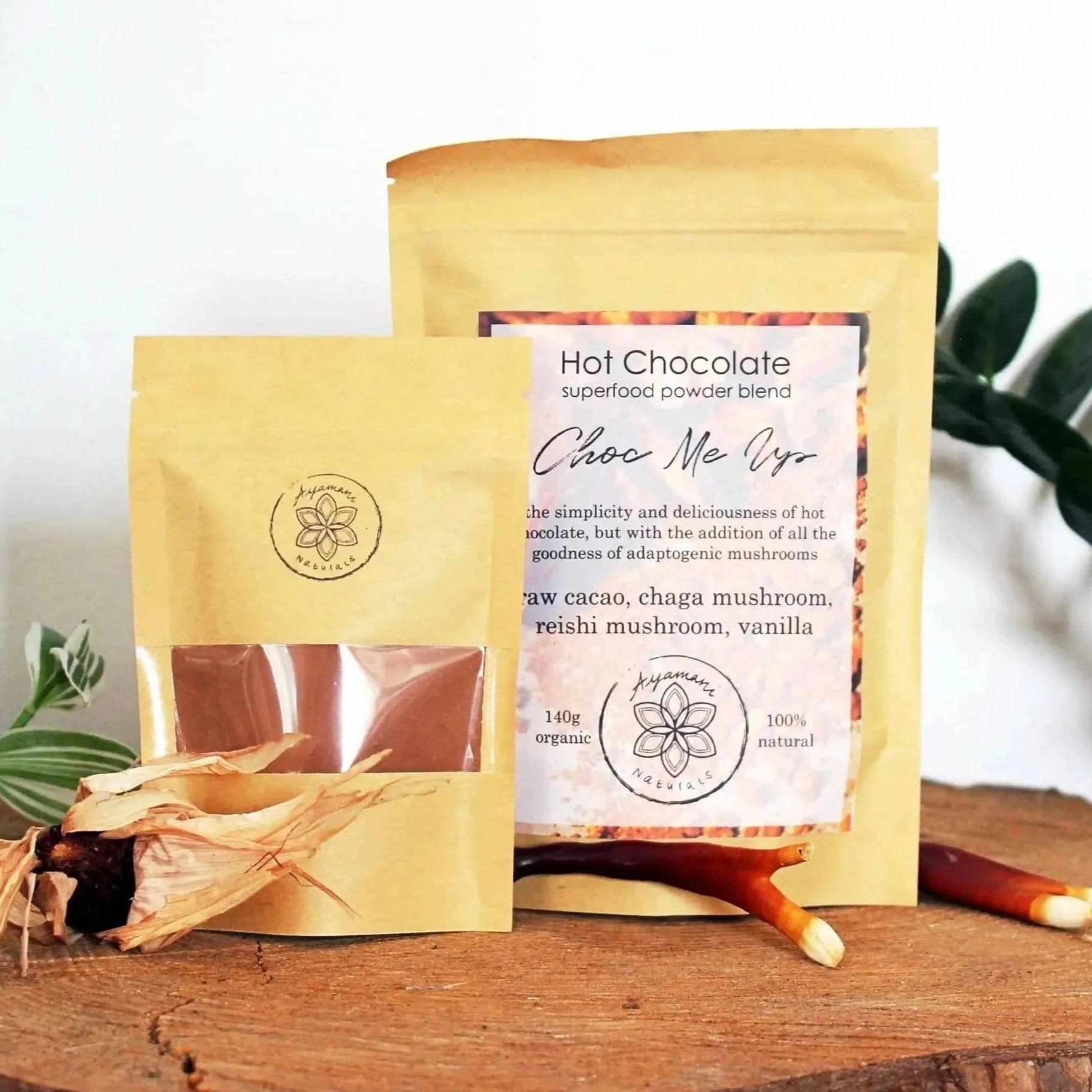 Choc Me Up | Mushroom Cacao, Ceremonial Grade with Reishi & Chaga - Magical Tea - Cacao, Magical Tea - infusion.organic