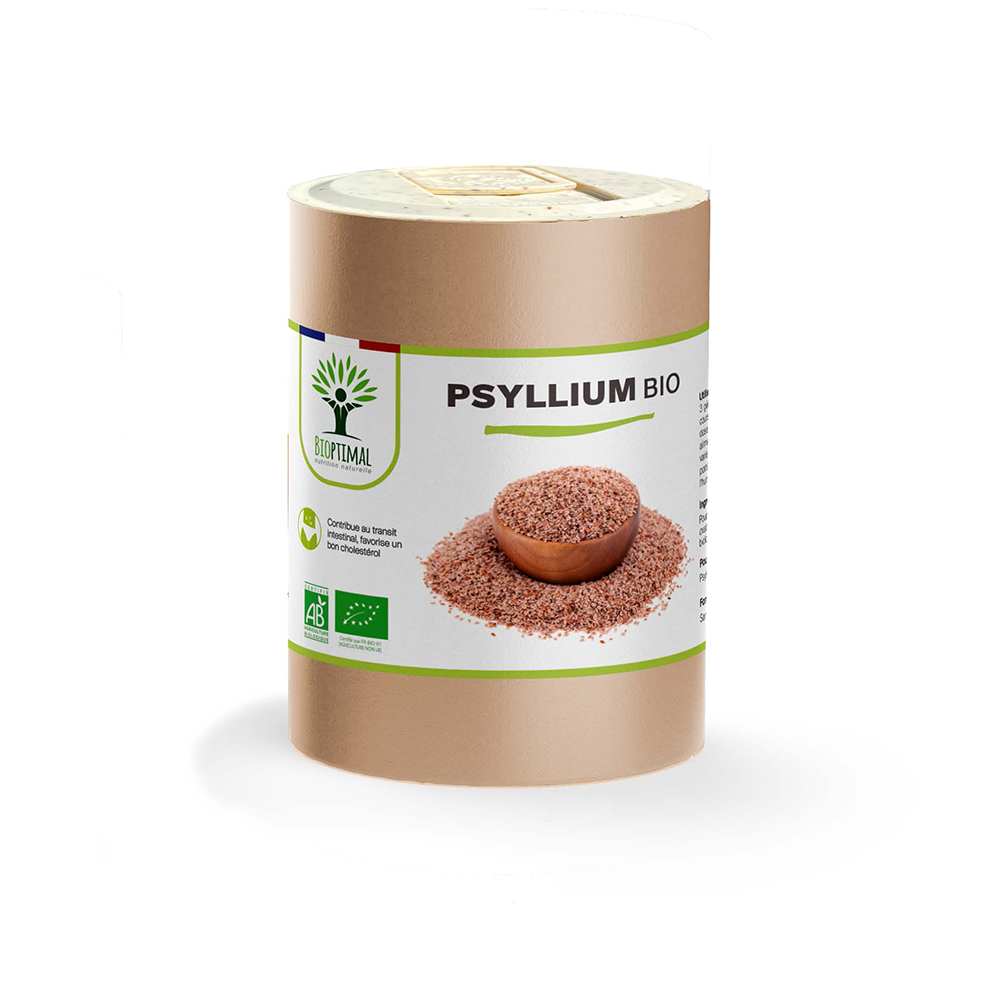 Psyllium bio gélules - Bioptimal Bioptimal Complément alimentaire infusion.organic